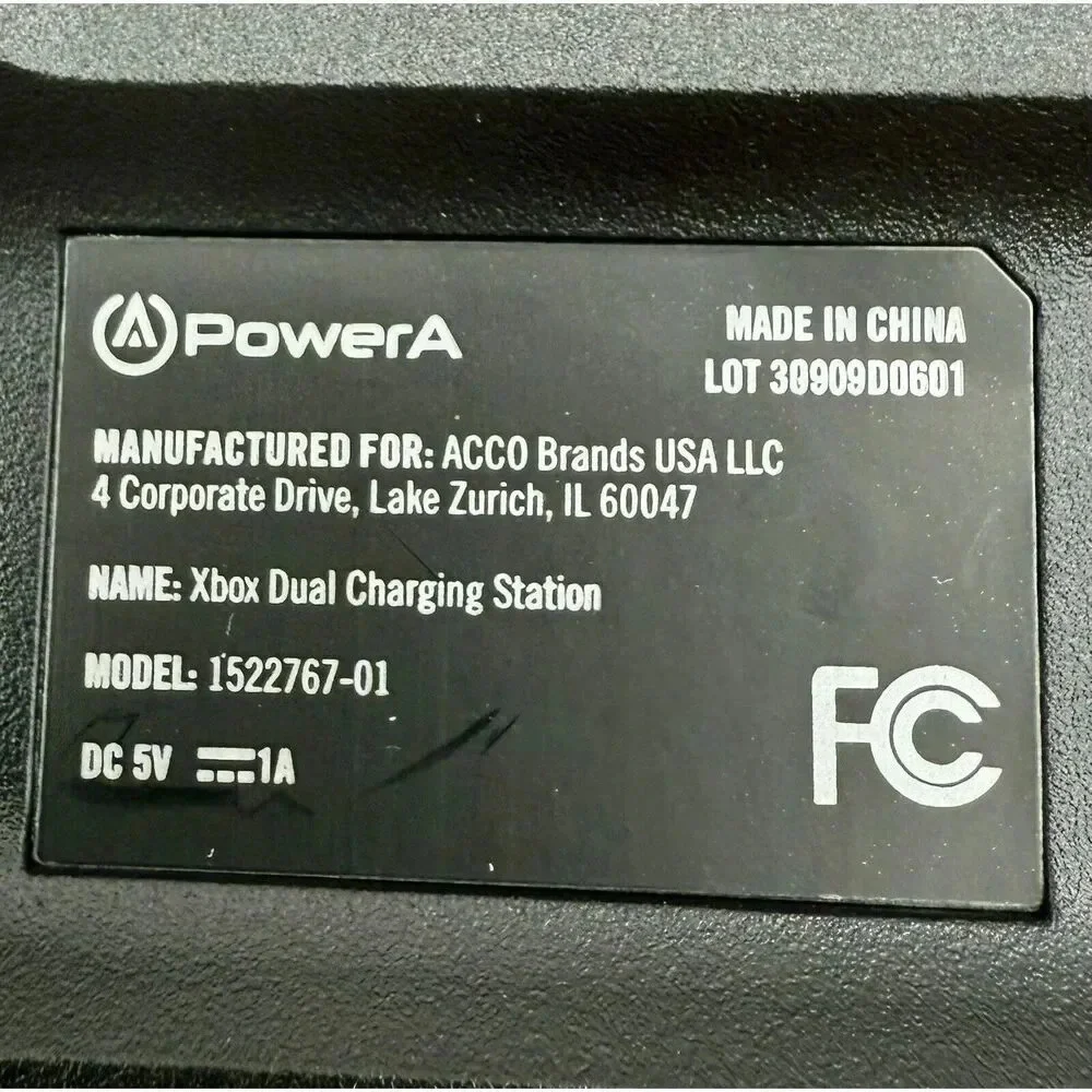 Powera 1522767-01 Dual Wireless Charging Station for Xbox X/S Controllers NO BOX